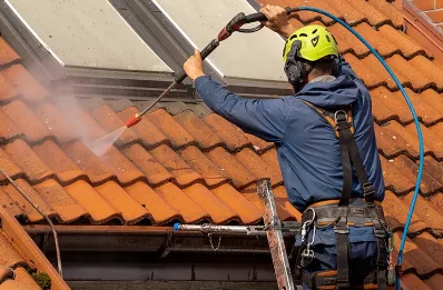 Démoussage et hydrofuge de toiture à Thianges